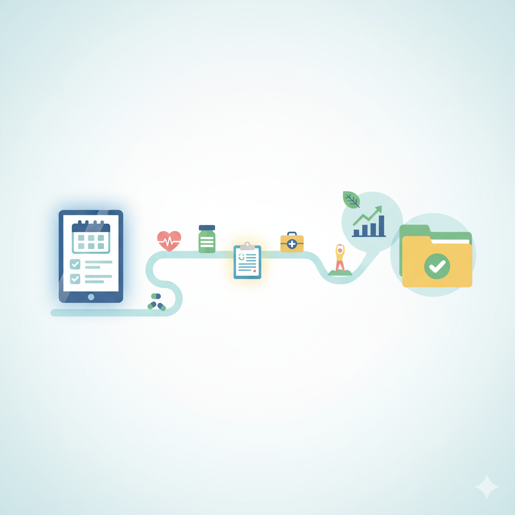 Image showing the steps and details needed before filling out the details in a health insurance calculator